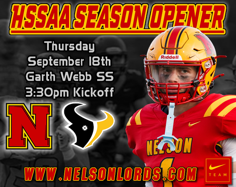 NELSON TRAVELS TO GARTH WEBB TO OPEN HSSAA PLAY...